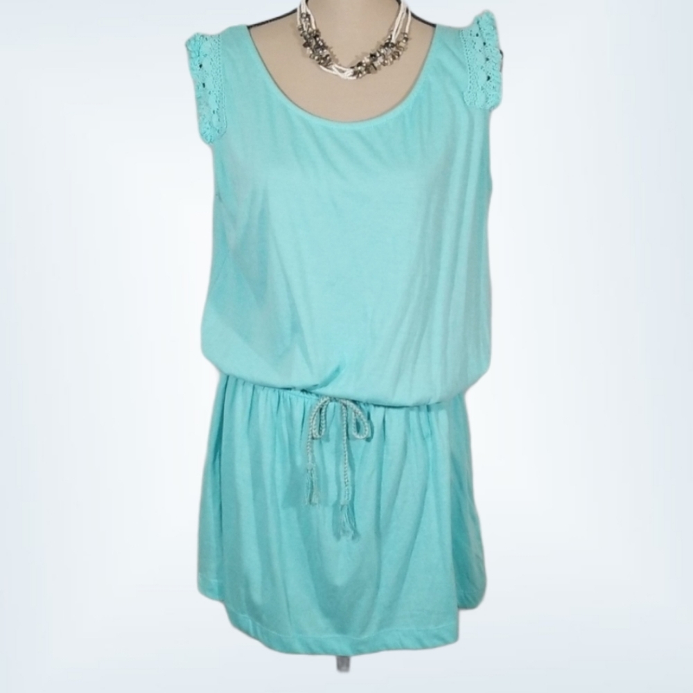 Pacifica beach tunic blue coverup. Size L NWT! - Picture 1 of 8